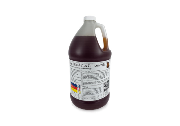 Bottle of 'Fleet Shield Plus Concentrate' on a white background
